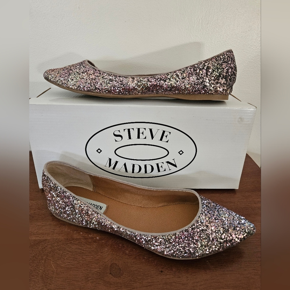 Steve Madden Haanna Flats- Pink Multi